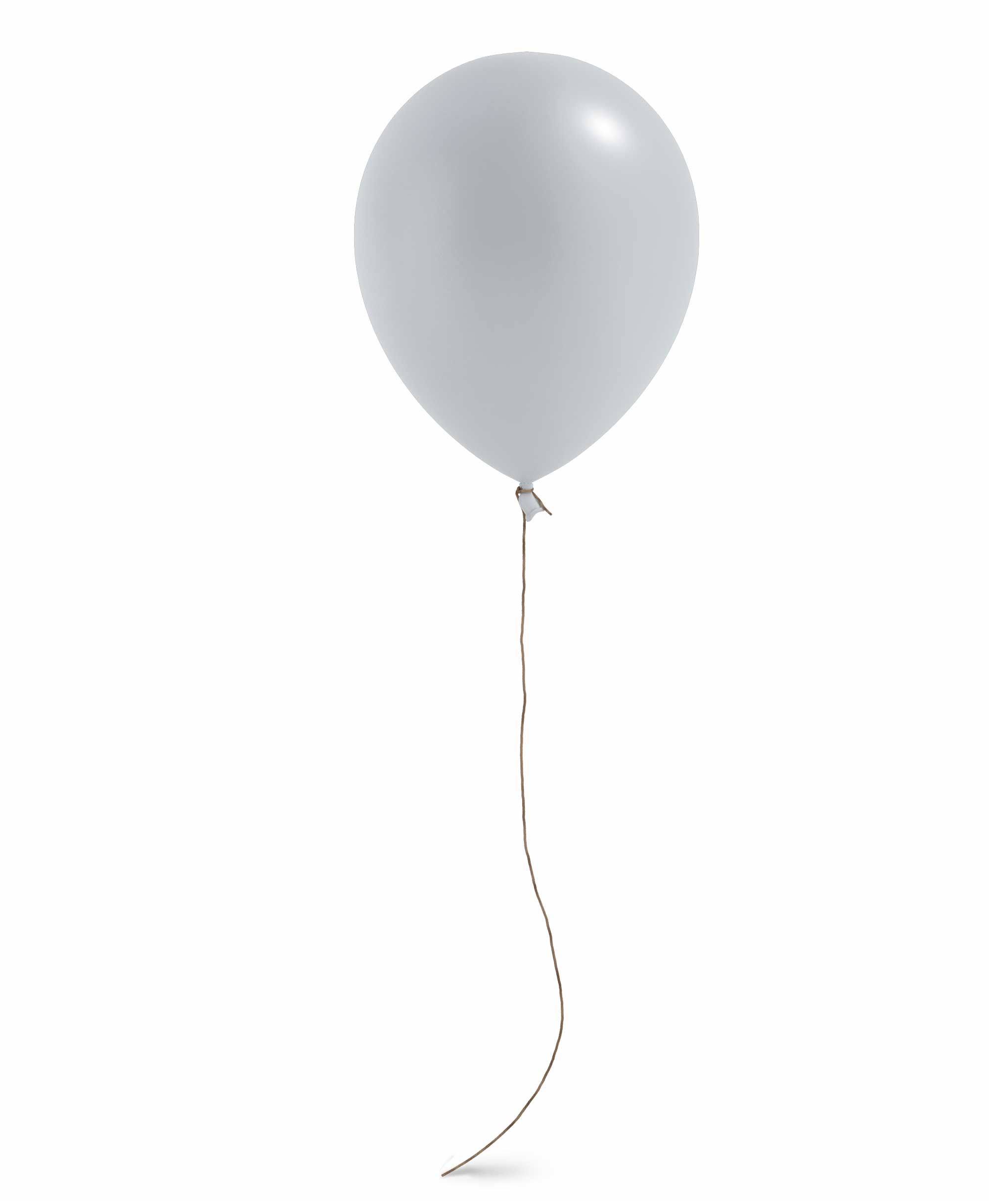 Grey balloon 11" - Sky Theme