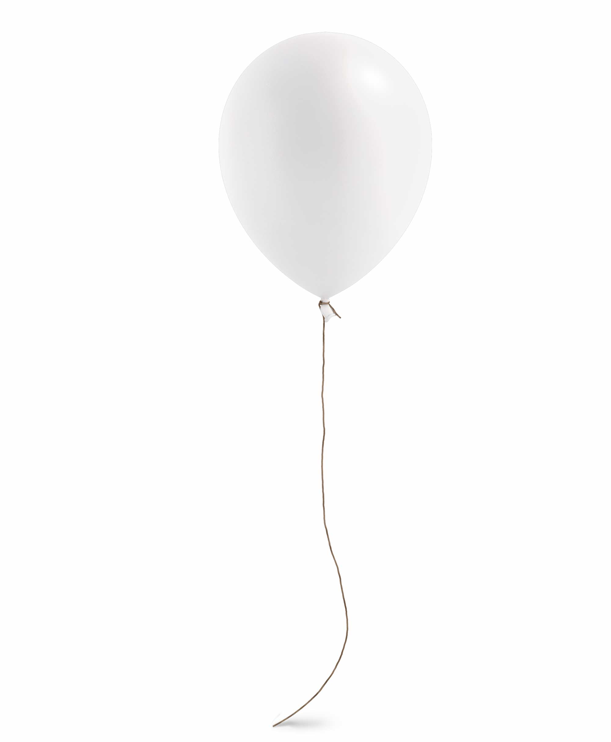 White balloon 11" - Blush theme