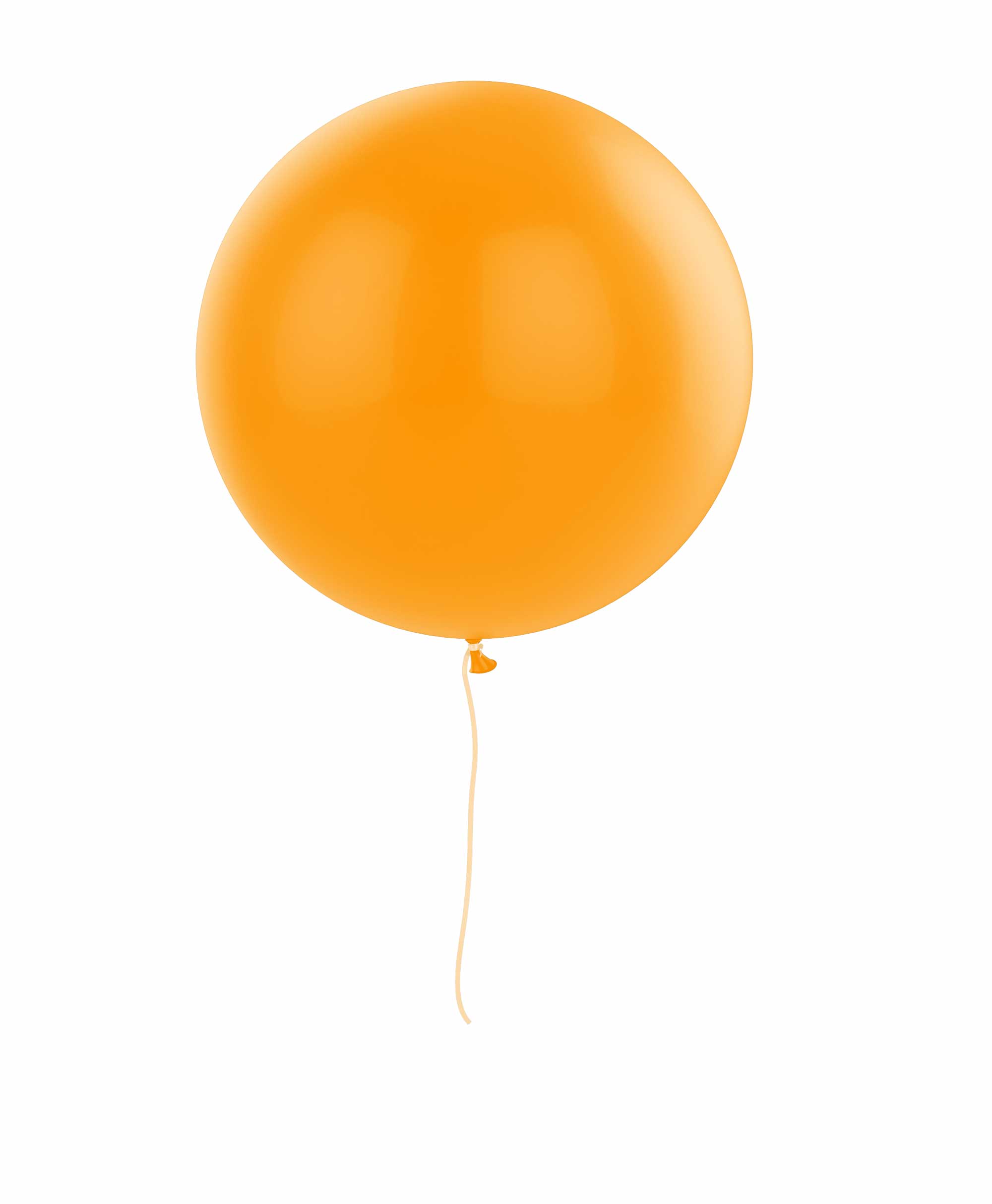 Orange balloon 36" - Spring theme