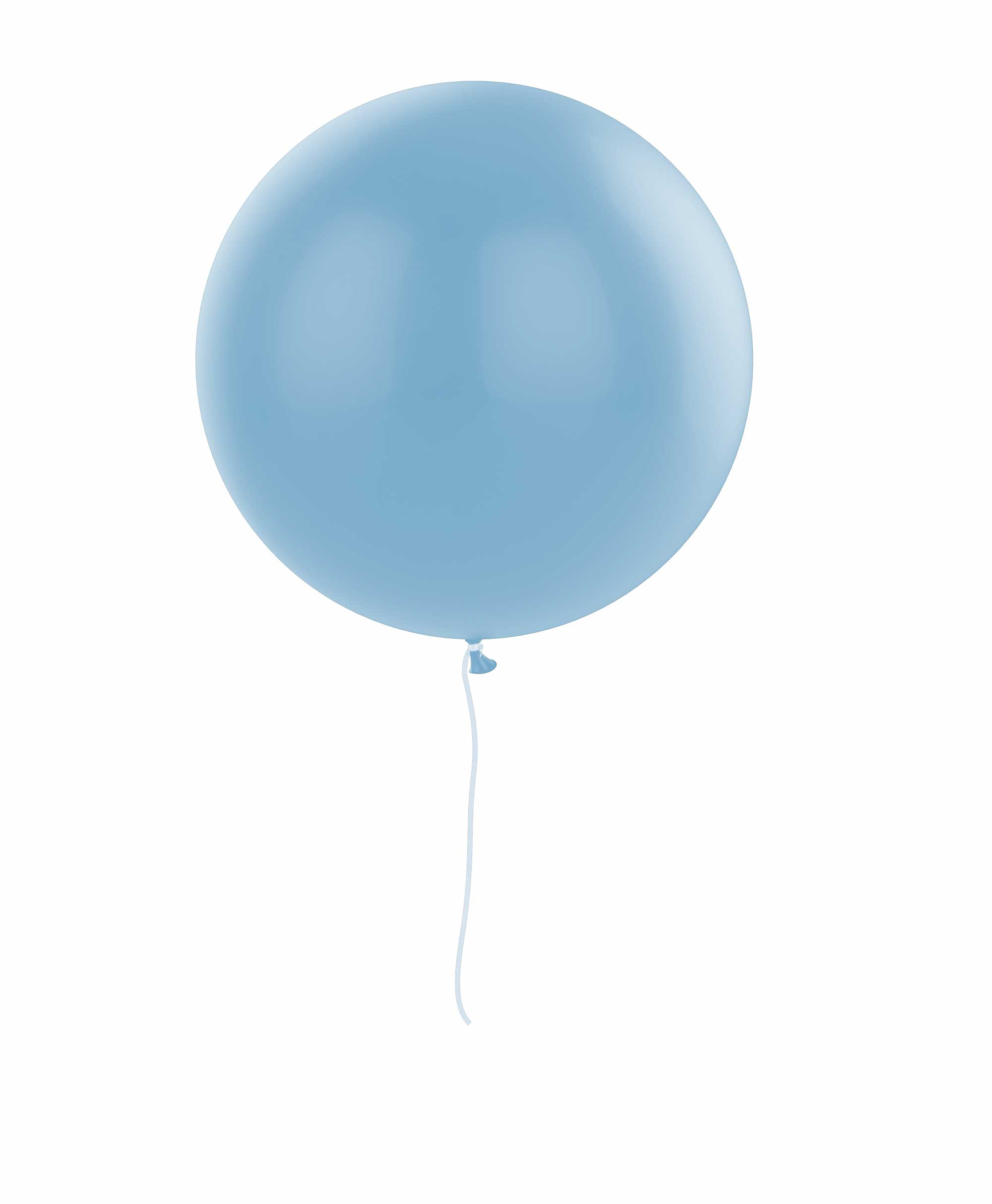 Light blue balloon 36" - Elephant Theme