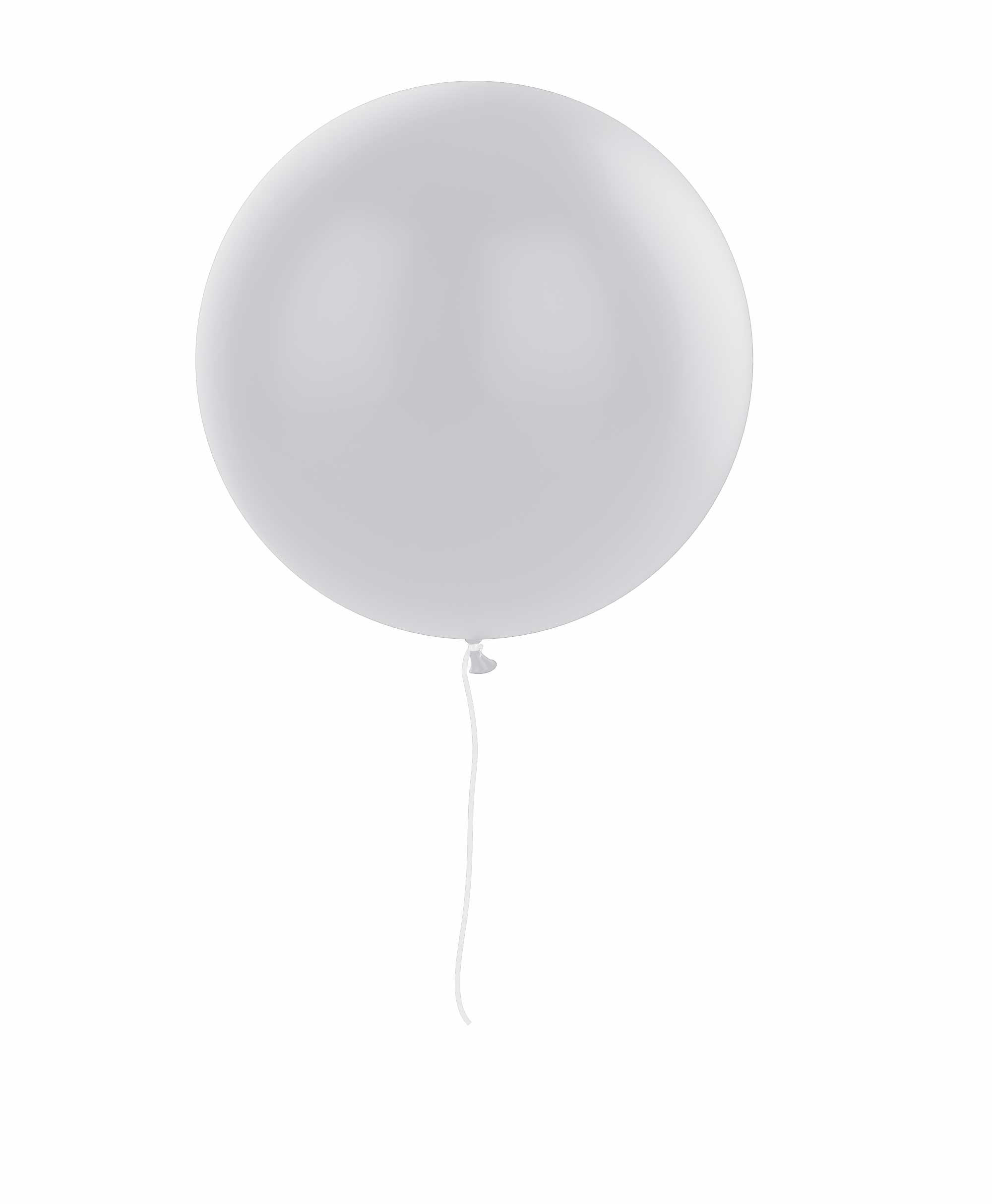 Grey balloon 36" - Sky theme