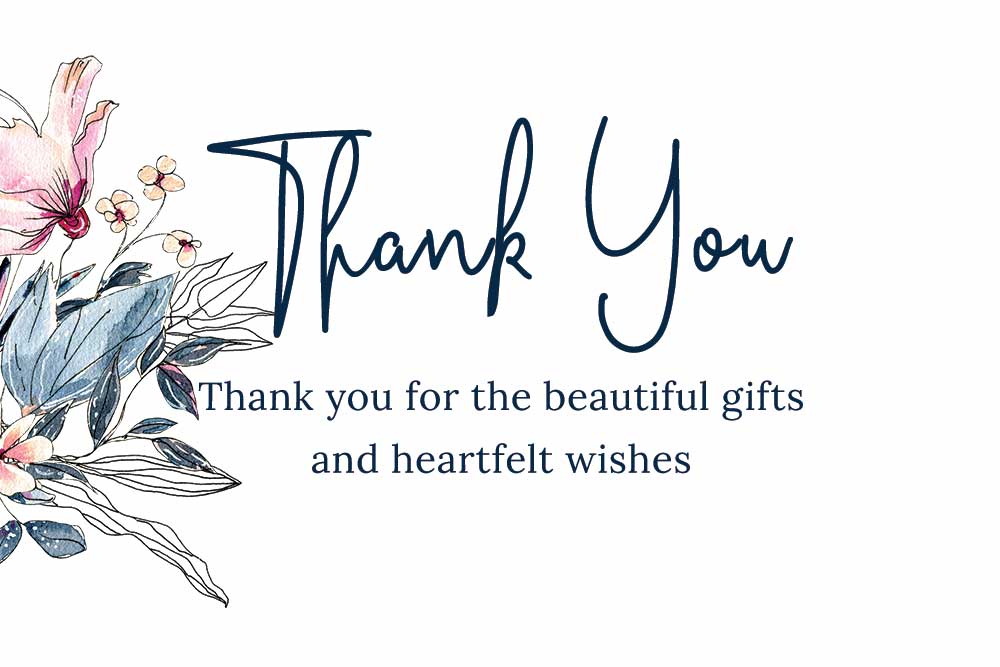 Baby Shower Thank you cards - Swan theme